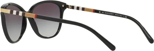 Vista 5 de Gafas de sol para mujer Burberry, negro(Black / Gray Gradient)