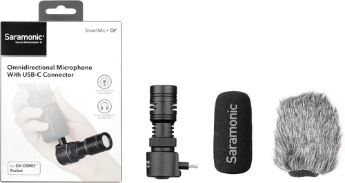 Vista 2 de Saramonic Micrófono omnidireccional compacto para DJI Osmo Pocket con conector USB-C (SmartMic+OP)