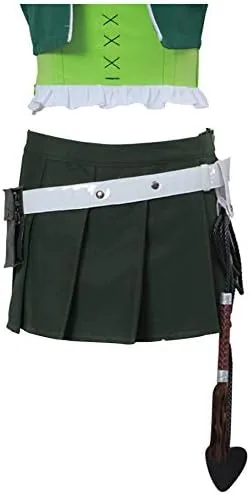 Vista 6 de DAZCOS Accesorio de cosplay de anime tejido hecho a mano para disfraz de Lucy (negro)