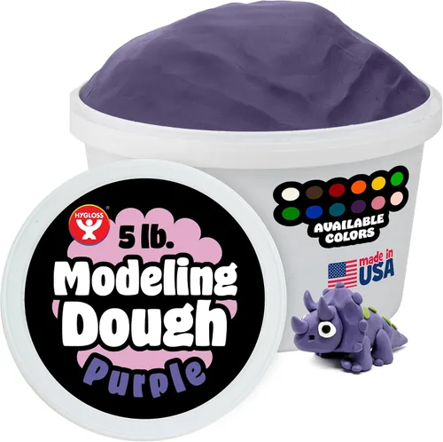 Vista 43 de Hygloss Masa de Modelado para Niños – Masa Sensorial Segura y No Tóxica para Artes y Manualidades – Tubo de 1.4 kg – Arcilla de Juego