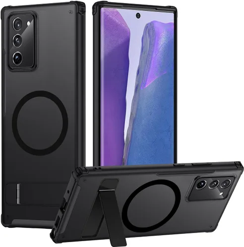 Vista 27 de TIANNIUKE Funda magnética para Samsung Galaxy Note 10 Plus, translúcida mate antihuellas, compatible con MagSafe, ajuste delgado, a prueba de Negro