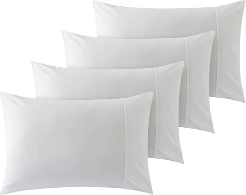 Vista 28 de Household - Juego de 2 fundas de almohada de 100 % algodón de jersey, 20 x 30 pulgadas, peso ligero, cómodas y súper suaves, con cierre de sobre