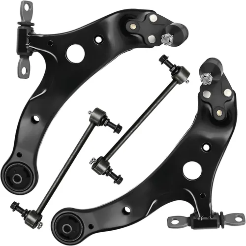 Vista 52 de Detroit Axle - 4 piezas de brazos de control traseros para Ford C-Max, Focus, Mazda 3 5, Volvo C30, C70, S40, V50, 4 brazos de control superiores e