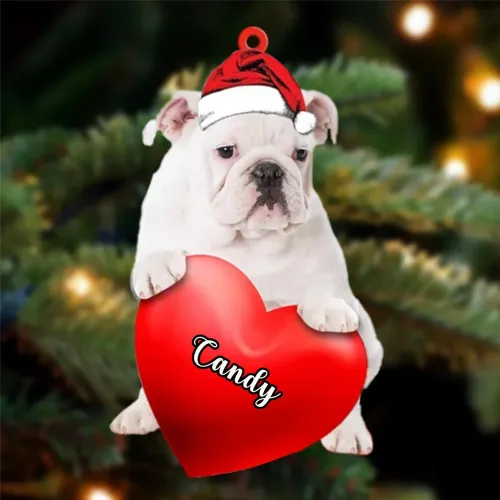Vista 133 de Adornos de Navidad personalizados para perros, nombre personalizado, adorno de Malamute de Alaska, adornos acrílicos, regalos de Navidad, amantes