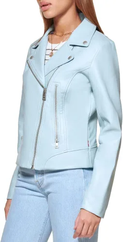 Vista 3 de Levi's Women's Vegan Leather 538 Moto Jacket (Regular & Plus Size)