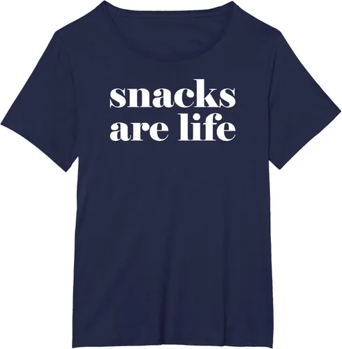 Vista 15 de Snacks Are Life - Camiseta divertida para amantes de los aperitivos, Negro