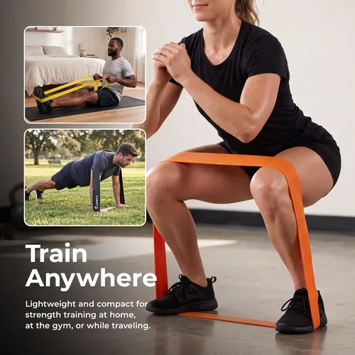 Vista 7 de Sunny Health & Fitness Versatile Resistance Band (Single or Combo Set)