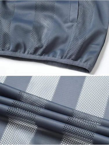 Vista 6 de Flygo Chaleco casual de verano para hombre, ligero, transpirable, malla transpirable y con cremallera