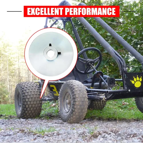 Vista 5 de GREHUA Rotor de freno de disco Go Kart de 6 pulgadas compatible con Manco 9598 9597 Yerf-Dog Carter ASW Bristers Airheart MB-1 Predator 212cc 196cc