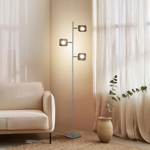 Vista 8 de Brightech Tree - Lámpara de pie con 3 luces regulables de 3 pasos con interruptor táctil regulable - Tecnología LED avanzada con 23 vatios