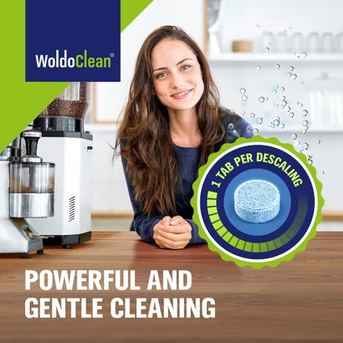 Vista 4 de WoldoClean - Tabletas descalcificadoras para cafeteras (40 x 0.56 oz)