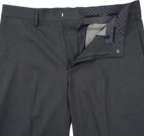 Vista 4 de Men's Classic Fit Flat Front Dress Pant-Regular and Big & Tall Sizes