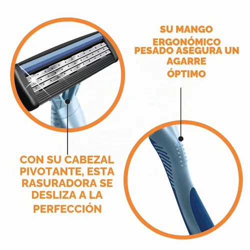 Vista 11 de BiC Flex 3 - Afeitadora desechable para hombre (4 unidades), paquete de de 3