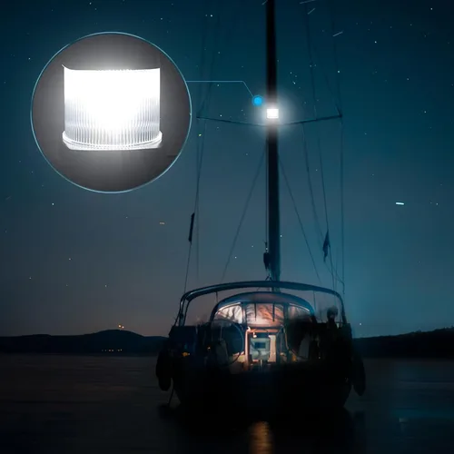Vista 3 de Topthead Anchor Luz de navegación LED para velero (blanco) DC 10-24 voltios