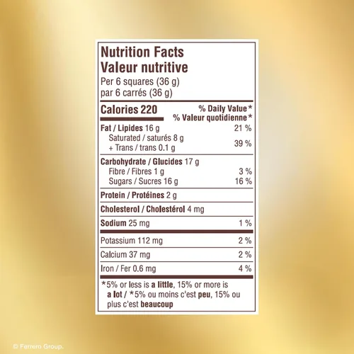 Vista 2 de Ferrero Rocher Leche Hazulnut, Au Lait con Ruidos