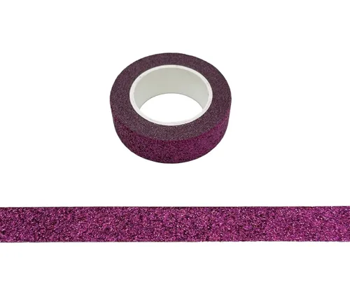Vista 9 de Syntego Cinta Washi con purpurina decorativa para manualidades, autoadhesiva, con purpurina (oro rosa oscuro)