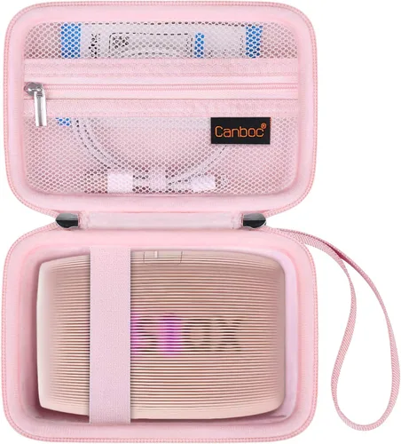 Vista 14 de Canboc Estuche de transporte para Fujifilm Instax Mini Link 3 2 1 Impresora para smartphone, bolsillo de malla para película instantánea y cable