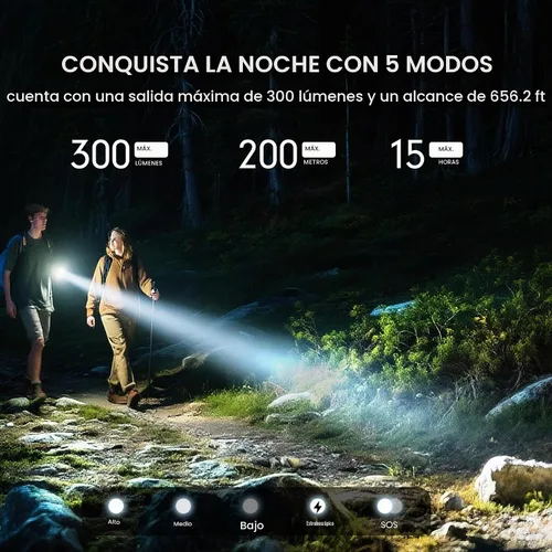 Vista 3 de ROCAM Radio meteorológica NOAA con linterna de manivela y energía