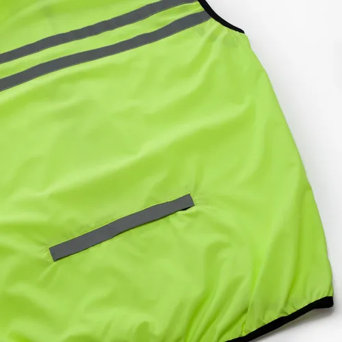 Vista 6 de bpbtti Chaleco de seguridad Hi-Viz para hombre, chaleco cortavientos sin mangas, resistente al viento y reflectante