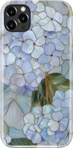 Vista 8 de Funda para iPhone 12 Mini, compatible con carga inalámbrica, protección de doble capa con elegante diseño de flores silvestres, silicona suave +