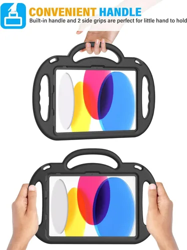 Vista 6 de Funda Suplik para niños para el nuevo iPad de 11ª generación (A16) de 11 pulgadas 2025 y 10ª generación de 10.9" 2022 y Air 11" 2025/2024 y Air