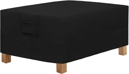 Vista 16 de Easy-Going Funda otomana para exteriores, funda impermeable para otomana de patio, funda resistente para muebles de exterior con asas acolchadas