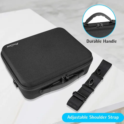 Vista 4 de ProCase Estuche de transporte para DJI Mini 2 DJI Mini 2 Fly More Combo y accesorios, estuche de viaje de almacenamiento duro a prueba de golpes