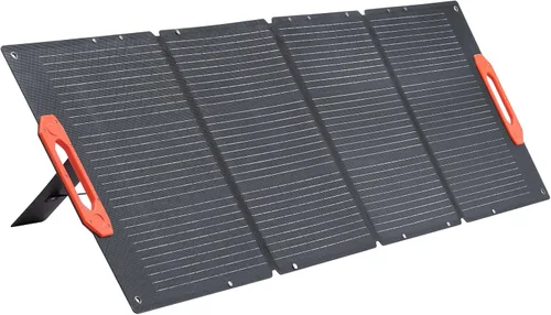 Vista 9 de VEVOR Panel solar monocristalino plegable de 150 W, 23% de eficiencia, cargador de panel solar monocristalino portátil ETFE con salida MC4, puertos
