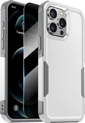 Vista 56 de Diaclara Funda diseñada para iPhone 12/iPhone 12 Pro, [con protector de pantalla de privacidad] [antiespía]