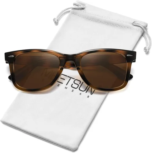 Vista 38 de MEETSUN Polarized Sunglasses for Women Men Classic Retro Square Frame Driving Sun Glasses UV Protection