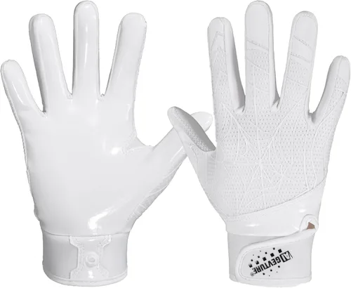 Vista 19 de AIGEVTURE Guantes de fútbol para jóvenes, guantes receptores para niños, guantes de fútbol adhesivos para niños y niñas