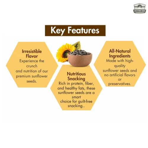 Vista 5 de BBQ Pit - Semillas de girasol saborizadas, sazonadas y tostadas en cáscara para un sabor audaz, 8 onzas