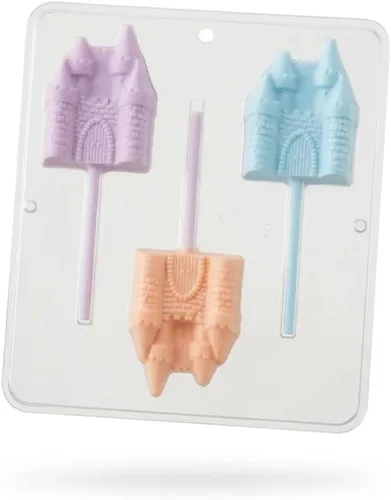 Vista 5 de Molde de chocolate Princess Castle Lollipop 3378