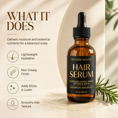 Vista 3 de Biotin Hair Growth Serum for Damaged Hair - Lightweight Scalp Serum 2 Fl Oz