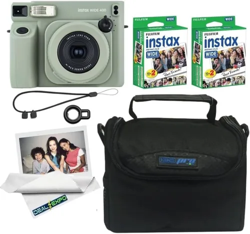 Vista 10 de FUJIFILM Cámara Instax Wide 400 Instant Film - Negro