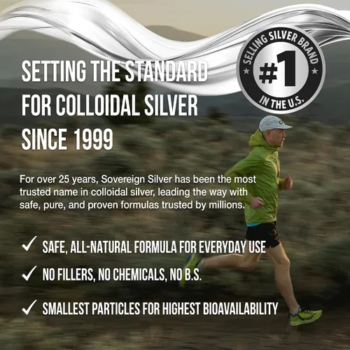 Vista 8 de Sovereign Silver Apoyo inmunológico para niños, plata coloidal, 4 fl oz (4.0 fl oz) Hidrosol de plata Bio-Activo, 10 ppm, absorción rápida, gotero