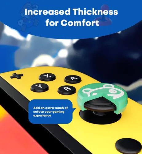 Vista 5 de Switch Thumb Grip Caps - Silicone Joycon Grip Cover, Cute Design for Nintendo Switch Accessories - Compatible with Nintendo SwitchOLEDSwitch Lite