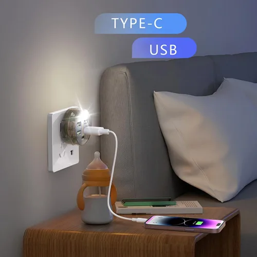 Vista 6 de Hub USB 4 puertos USB hembra 1 tipo C hembra adaptador de extensión Hub de alta velocidad USB Splitter para PC portátil