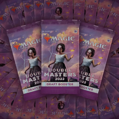 Vista 3 de Magic: The Gathering Double Masters 2022 Draft Booster Box 24 paquetes (384 cartas mágicas)