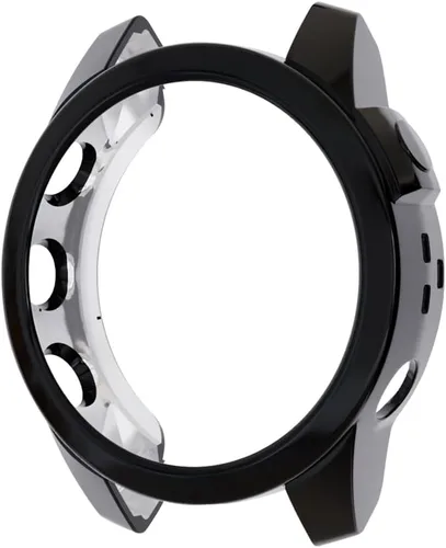Vista 8 de FitTurn Compatible con Garmin Fneix 7, Fenix 7S, Fenix 7X Funda TPU Full Edge Protección Protección Protector Shell Bumper Presta atención a