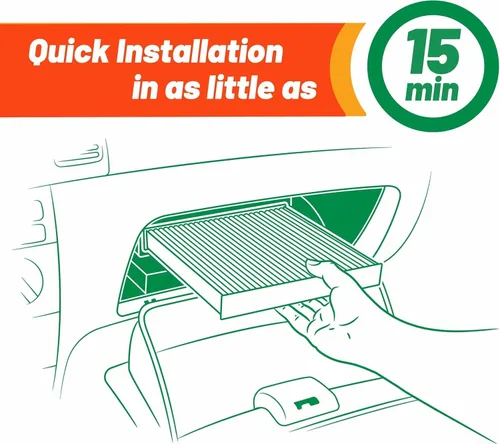 Vista 7 de Filtro de aire de cabina FRAM Fresh Breeze con carbón activado y bicarbonato de sodio Arm & Hammer, CF8813A para vehículos Honda