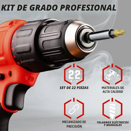 Vista 3 de Juego de extractor de tornillos dañados: kit de extractor de pernos rotos de titanio de 22 piezas - Kit extractor de tornillos pelados fácil