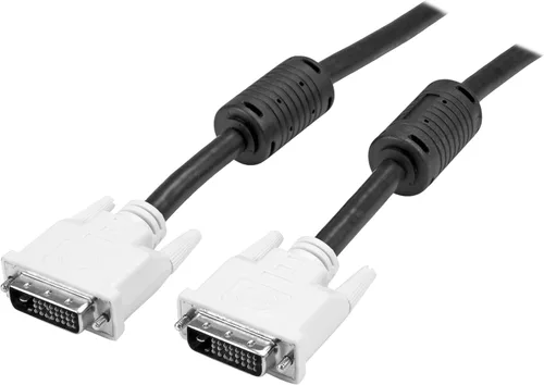 Vista 7 de StarTech Cable DVI de doble enlace de 1 pie, macho a macho, 2560 x 1600, cable DVI