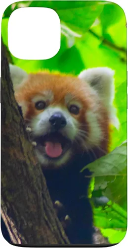 Vista 7 de Cute Funny Red Panda Smiling Tree Animal Nature Lover Gift Case for iPhone 17