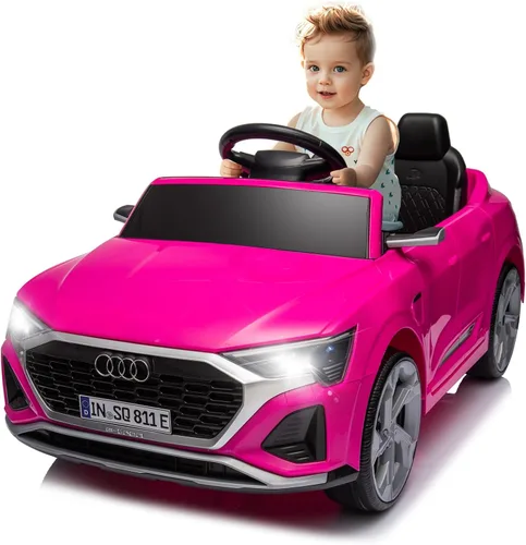 Vista 9 de Autos eléctricos para niños Audi SQ8 con licencia de ACNICO 12V Edad 3+ Negro