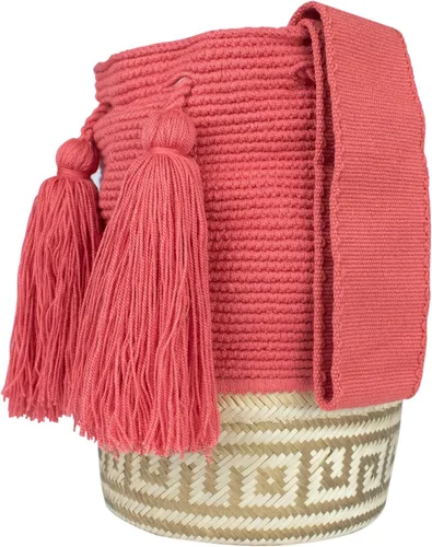 Vista 2 de Premium Wayuu Bag - 100% Original Colombian Mochila Wayuu - HandMade - Crocheted Tote Bag - Hand Woven