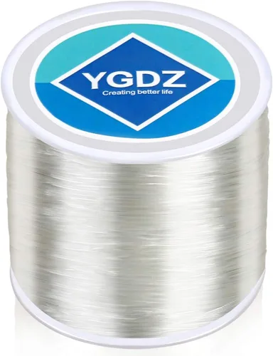 Vista 8 de YGDZ Cordón elástico para pulseras y joyas, cuerda elástica para cuentas, 1 rollo de 328.1 ft (0.031 in)