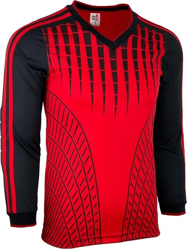 Vista 2 de Camiseta de fútbol de portero para hombre, camisa de portero acolchada con protector de esponja