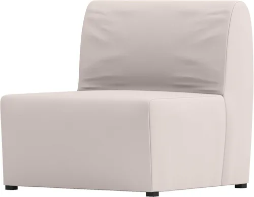 Vista 4 de Funda para silla Lycksele de algodón denso compatible con IKEA Lycksele Algodón blanco