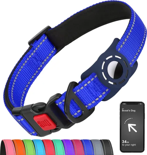 Vista 13 de Collar reflectante para perros pequeños con soporte de silicona